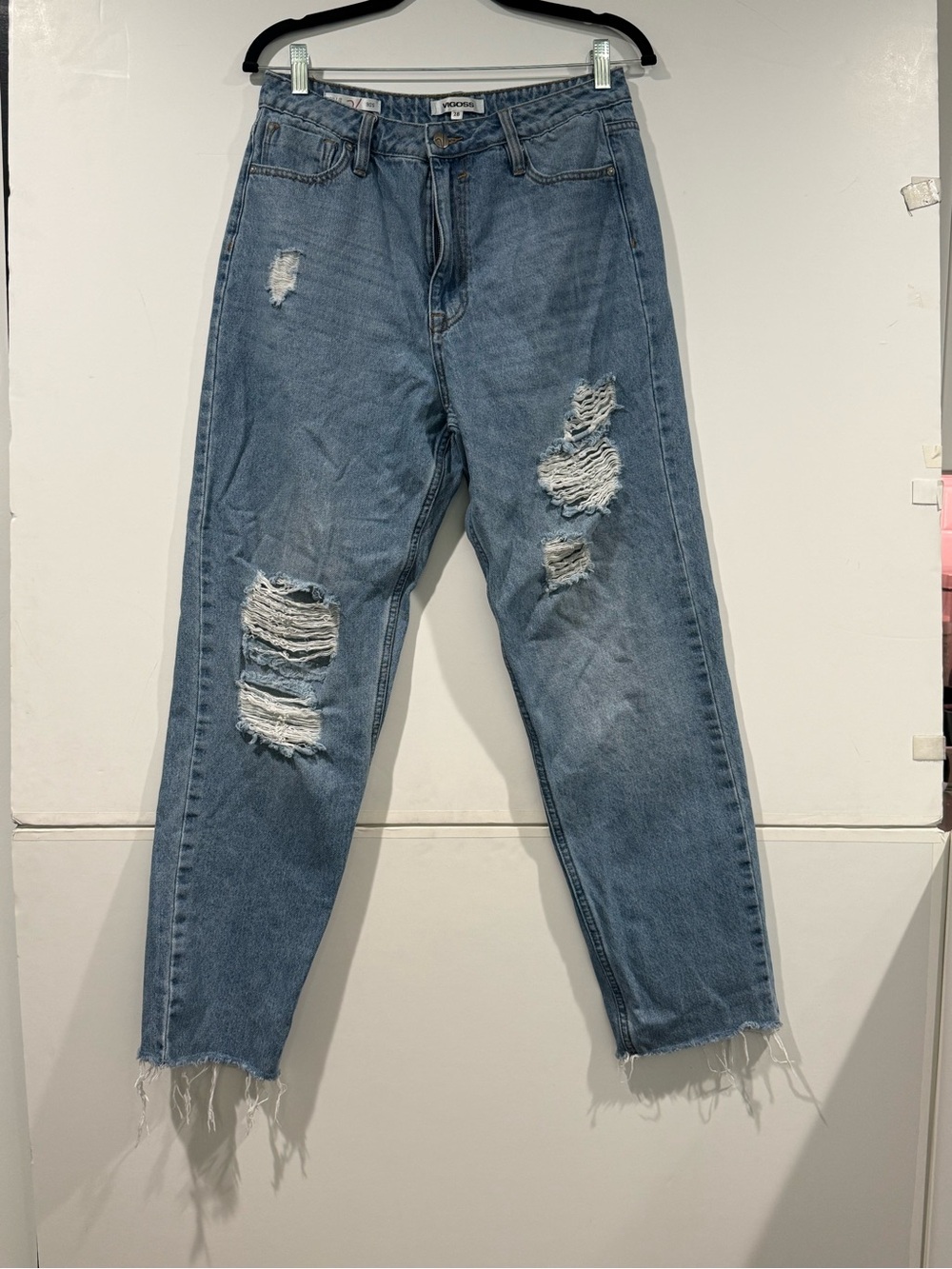 Vigoss Light Blue Denim High-Waist Jeans
